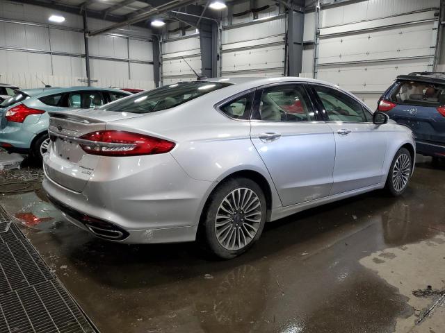 3FA6P0D92JR262480 - 2018 FORD FUSION TITANIUM/PLATINUM SILVER photo 3