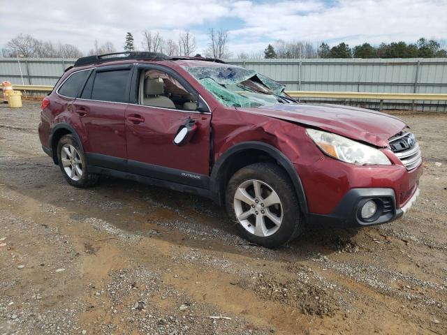 4S4BRBKC2D3262121 - 2013 SUBARU OUTBACK 2.5I LIMITED MAROON photo 4