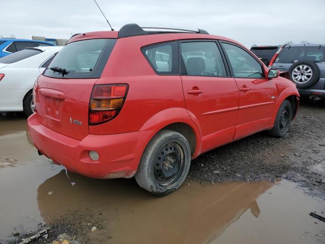 5Y2SL63805Z400468 - 2005 PONTIAC VIBE RED photo 3