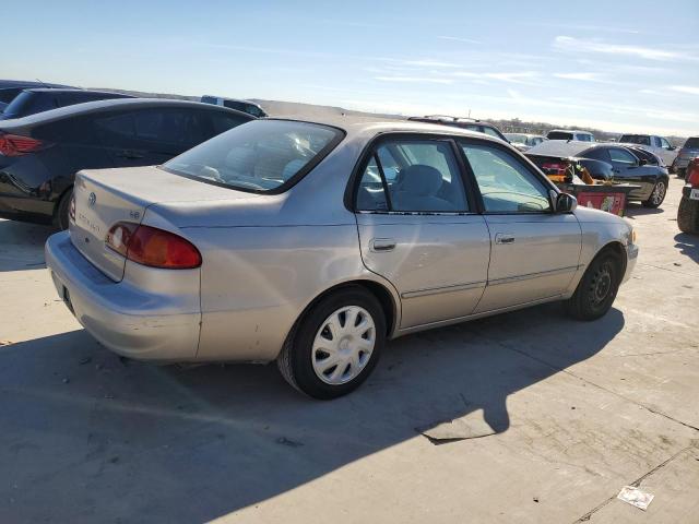 1NXBR12E21Z493196 - 2001 TOYOTA COROLLA CE BEIGE photo 3