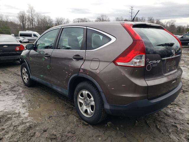 3CZRM3H37EG704205 - 2014 HONDA CR-V LX GRAY photo 2