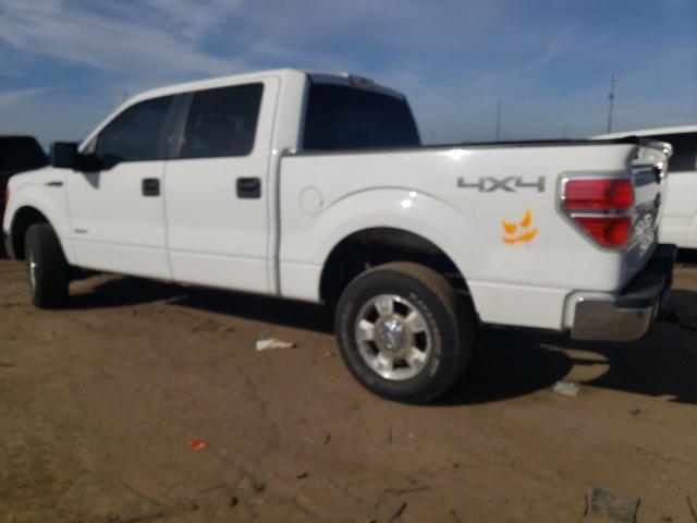 1FTFW1ET2DFC73672 - 2013 FORD F150 SUPERCREW WHITE photo 2