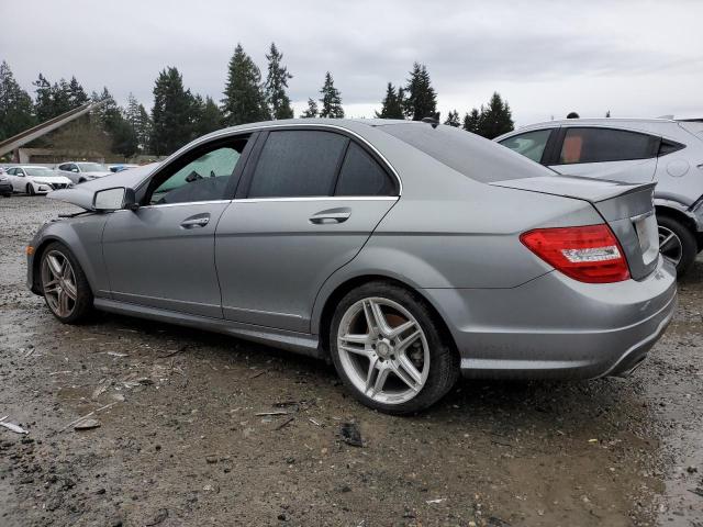 WDDGF8ABXDR285003 - 2013 MERCEDES-BENZ C 300 4MATIC SILVER photo 2