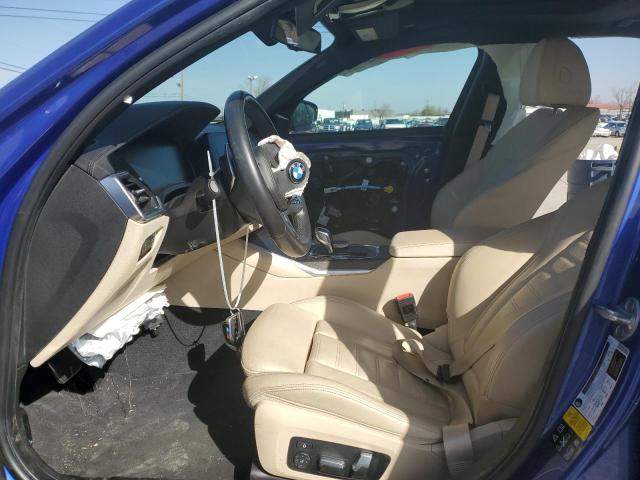 3MW5R7J0XL8B13271 - 2020 BMW 330XI BLUE photo 7