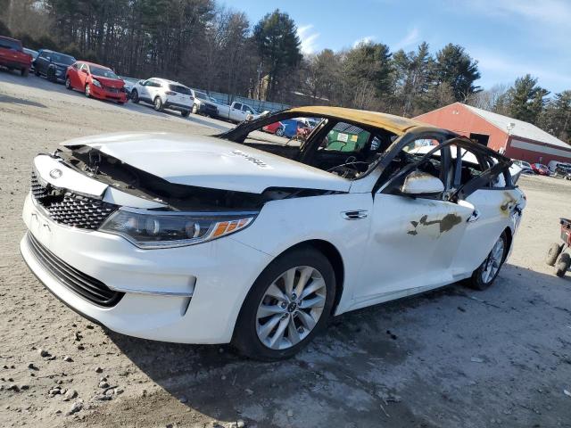 5XXGU4L39HG143619 - 2017 KIA OPTIMA EX WHITE photo 1