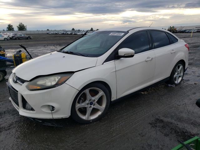 1FADP3J25EL299527 - 2014 FORD FOCUS TITANIUM WHITE photo 1