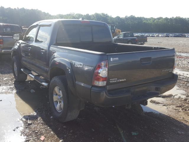 5TFJU4GN2FX078958 - 2015 TOYOTA TACOMA DOUBLE CAB PRERUNNER CHARCOAL photo 3
