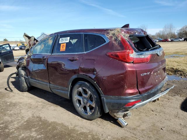 5J6RW2H85HL040896 - 2017 HONDA CR-V EXL MAROON photo 2