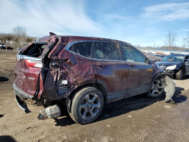 5J6RW2H85HL040896 - 2017 HONDA CR-V EXL MAROON photo 3