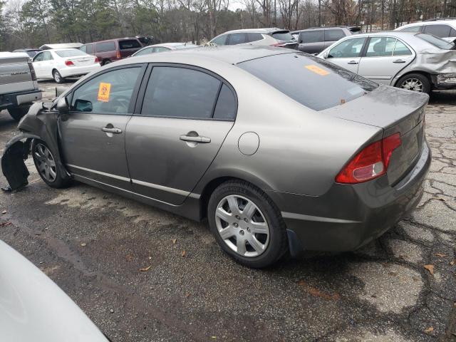 1HGFA16566L073690 - 2006 HONDA CIVIC LX GRAY photo 2