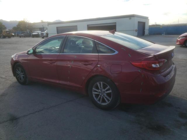 5NPE24AF4HH523255 - 2017 HYUNDAI SONATA SE RED photo 2