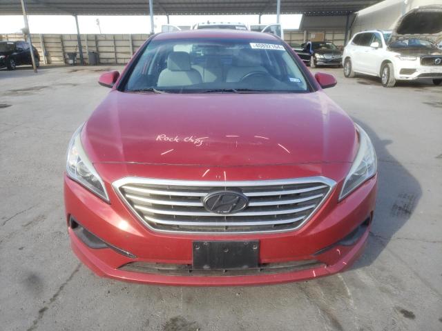 5NPE24AF4HH523255 - 2017 HYUNDAI SONATA SE RED photo 5