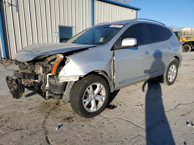 JN8AS5MT1BW564776 - 2011 NISSAN ROGUE S SILVER photo 1