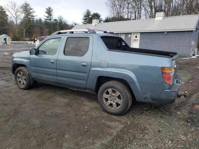 2HJYK16307H534864 - 2007 HONDA RIDGELINE RTX BLUE photo 2