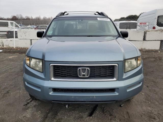 2HJYK16307H534864 - 2007 HONDA RIDGELINE RTX BLUE photo 5