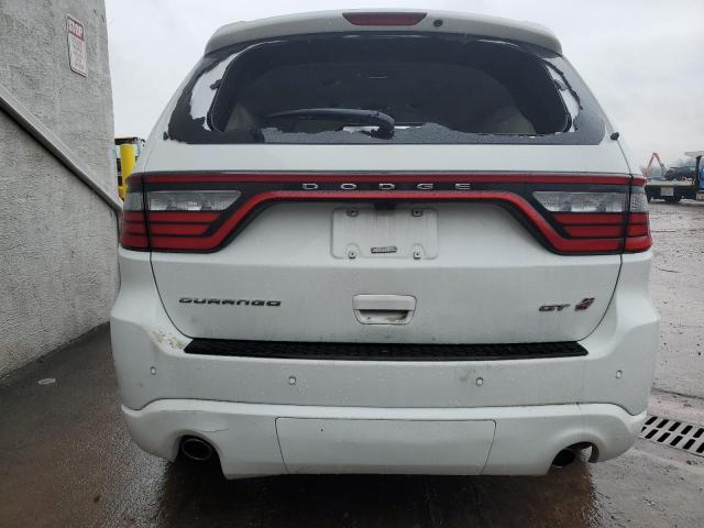 1C4RDJDG8LC310179 - 2020 DODGE DURANGO GT WHITE photo 6