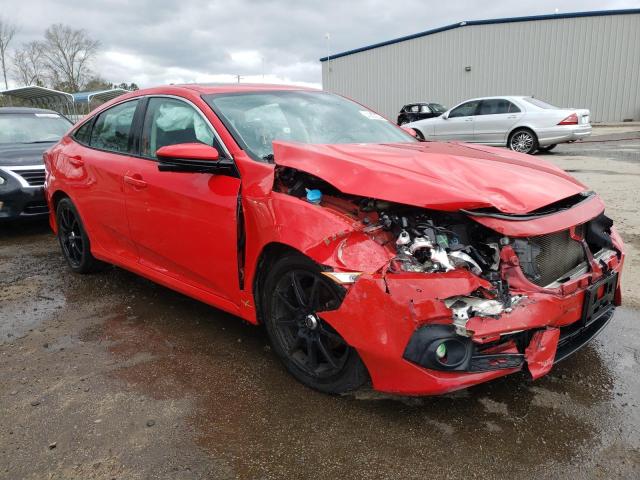 2HGFC1F39GH646394 - 2016 HONDA CIVIC EX RED photo 4