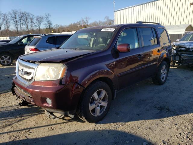 5FNYF48599B018424 - 2009 HONDA PILOT EXL BURGUNDY photo 1