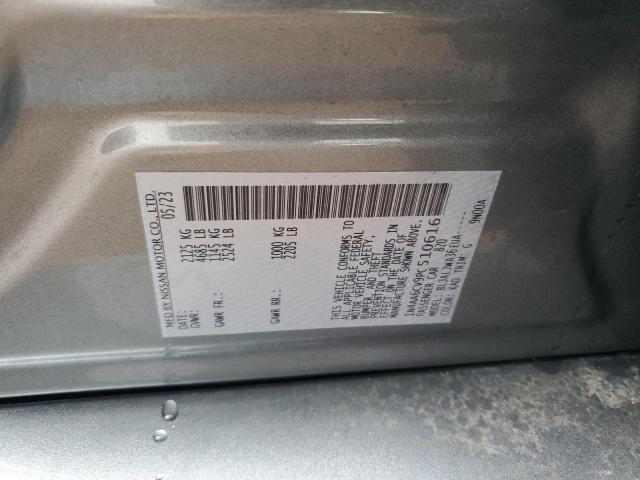 1N4AA6CV9PC510616 - 2023 NISSAN MAXIMA SV GRAY photo 13