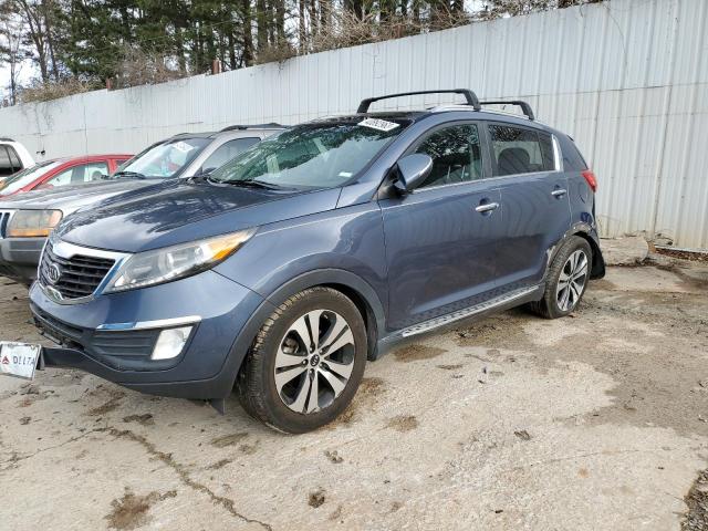 KNDPC3A25C7346564 - 2012 KIA SPORTAGE EX BLUE photo 1