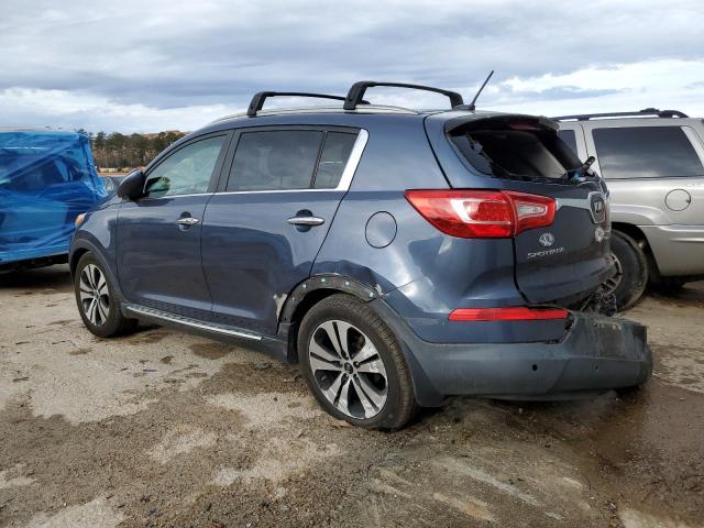 KNDPC3A25C7346564 - 2012 KIA SPORTAGE EX BLUE photo 2