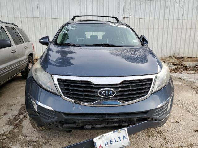 KNDPC3A25C7346564 - 2012 KIA SPORTAGE EX BLUE photo 5