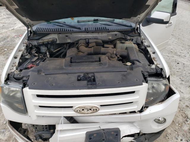 1FMJK1K56AEA64315 - 2010 FORD EXPEDITION EL LIMITED WHITE photo 12