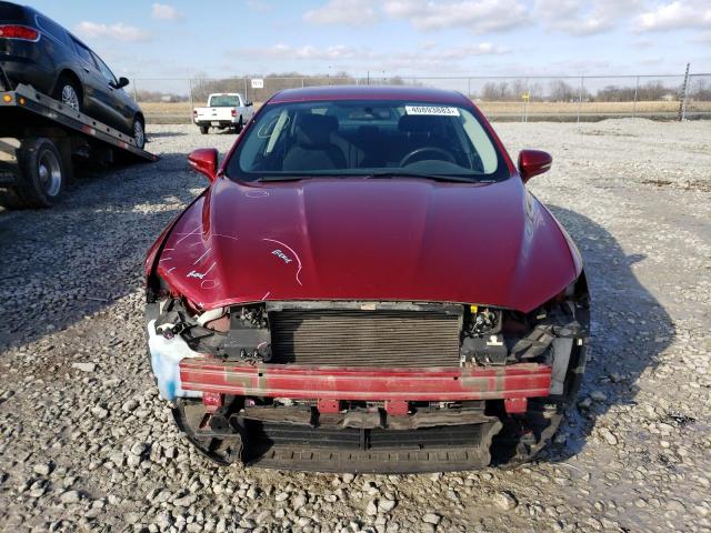 3FA6P0LU6ER232457 - 2014 FORD FUSION SE HYBRID RED photo 5