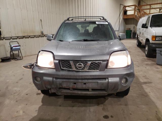 JN8BT08V56W214993 - 2006 NISSAN X-TRAIL XE GRAY photo 5