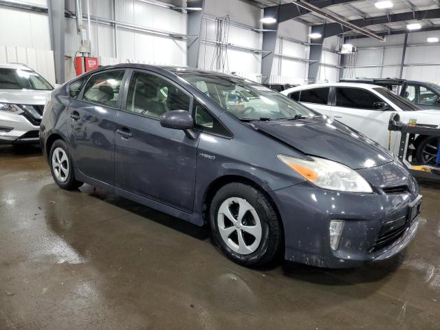 JTDKN3DUXC1543248 - 2012 TOYOTA PRIUS CHARCOAL photo 4