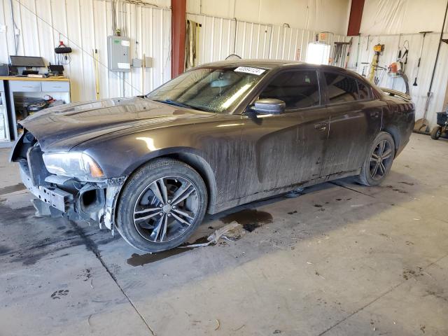 2C3CDXJG5EH135732 - 2014 DODGE CHARGER SXT GRAY photo 1