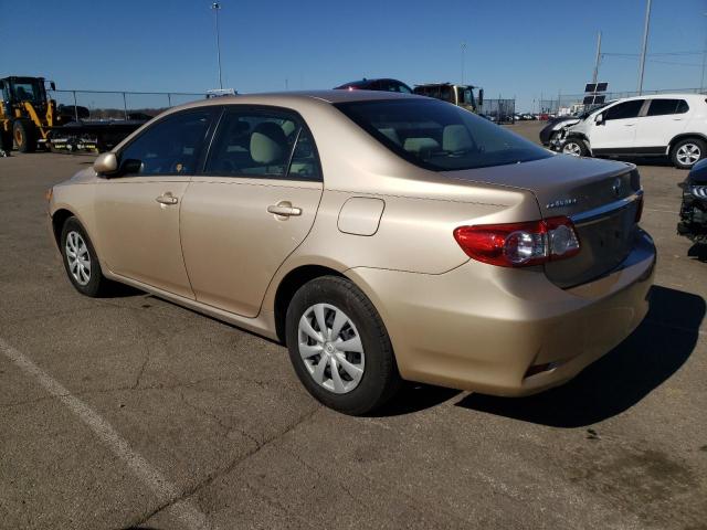 2T1BU4EE8BC753146 - 2011 TOYOTA COROLLA BASE BEIGE photo 2