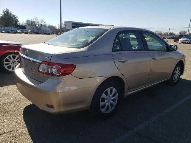 2T1BU4EE8BC753146 - 2011 TOYOTA COROLLA BASE BEIGE photo 3