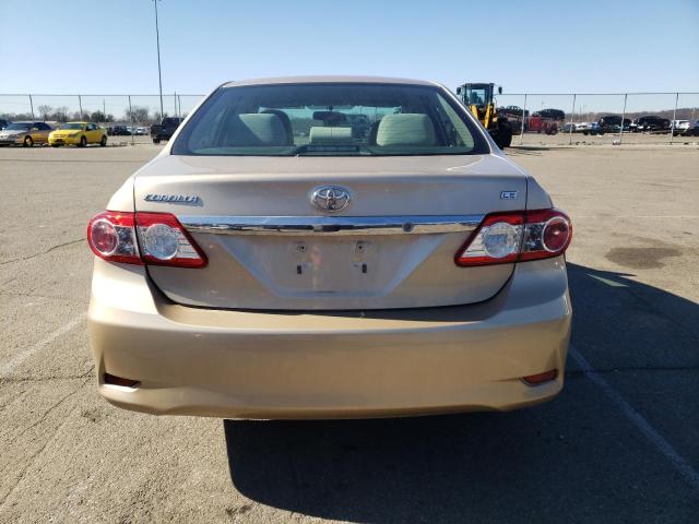 2T1BU4EE8BC753146 - 2011 TOYOTA COROLLA BASE BEIGE photo 6