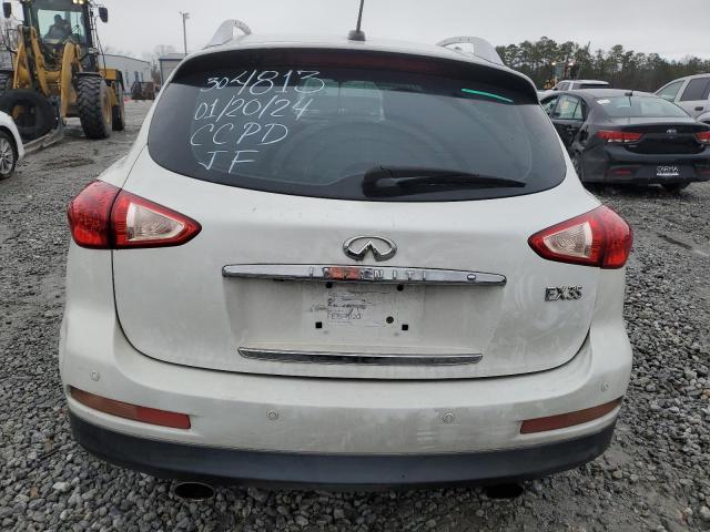 JNKAJ09EX8M304813 - 2008 INFINITI EX35 BASE WHITE photo 6