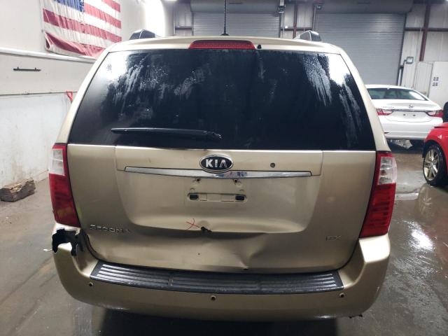 KNDMB233296304115 - 2009 KIA SEDONA EX GOLD photo 6