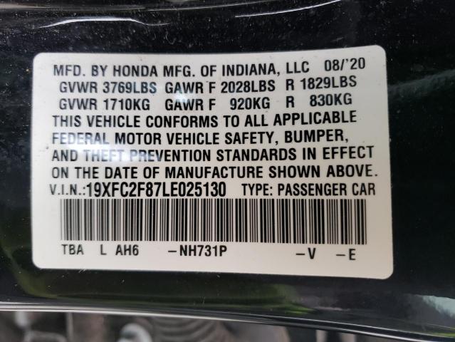 19XFC2F87LE025130 - 2020 HONDA CIVIC SPORT 黑色 照片 12