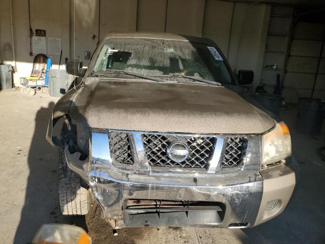 1N6BA06A18N322504 - 2008 NISSAN TITAN XE BROWN photo 5