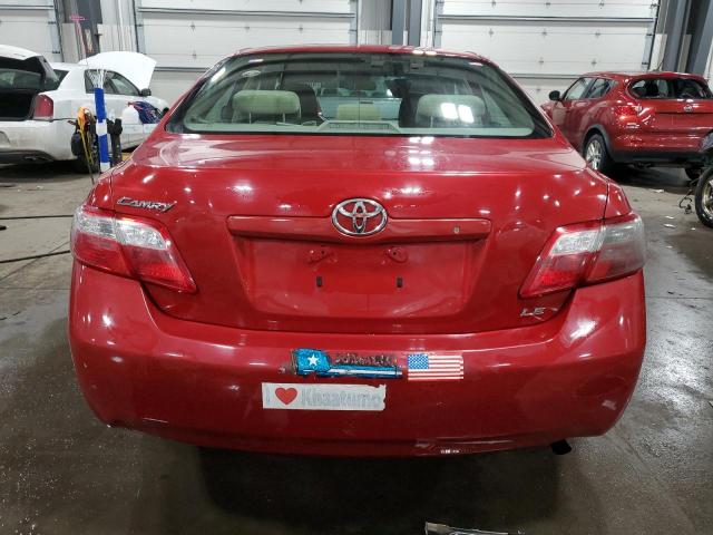 JTNBE46K873089797 - 2007 TOYOTA CAMRY CE RED photo 6