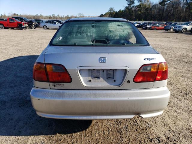 2HGEJ661XYH547145 - 2000 HONDA CIVIC BASE SILVER photo 6