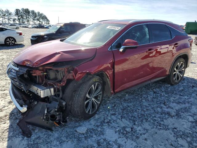 2T2ZZMCA1HC076025 - 2017 LEXUS RX 350 BASE RED photo 1