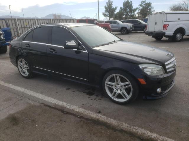 WDDGF56X09F205414 - 2009 MERCEDES-BENZ C 350 BLACK photo 4