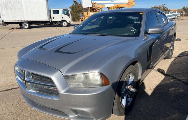 2C3CDXBG3EH170395 - 2014 DODGE CHARGER SE GRAY photo 2