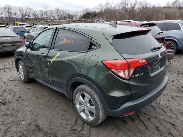 3CZRU6H59GM750058 - 2016 HONDA HR-V EX GREEN photo 2