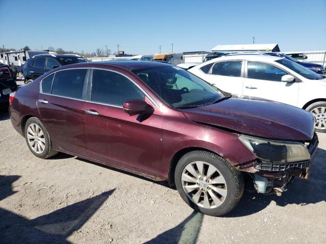 1HGCR2F79EA300240 - 2014 HONDA ACCORD EX BURGUNDY photo 4