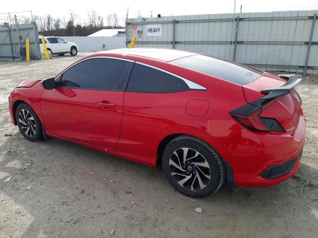 2HGFC4B05HH305623 - 2017 HONDA CIVIC LX RED photo 2