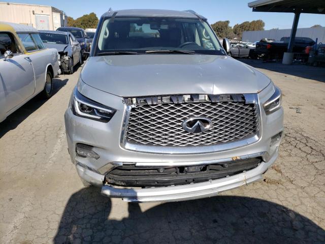 JN8AZ2AF1M9718199 - 2021 INFINITI QX80 LUXE SILVER photo 5