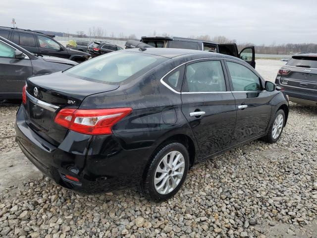 3N1AB7AP4KL625576 - 2019 NISSAN SENTRA S BLACK photo 3