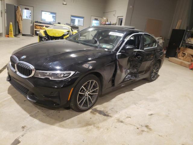 3MW5R7J55K8B03466 - 2019 BMW 330XI BLACK photo 1