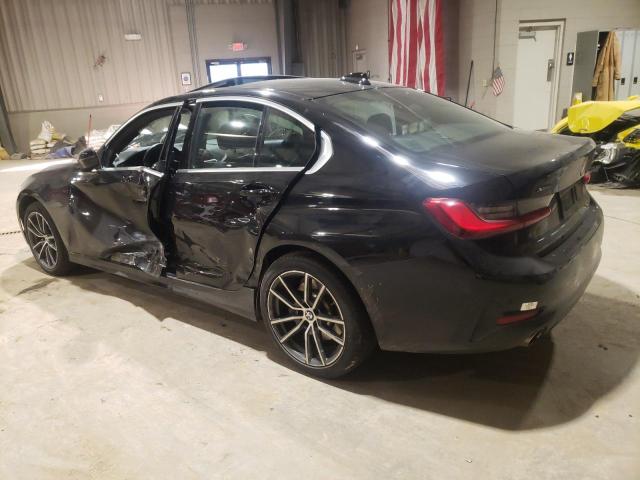 3MW5R7J55K8B03466 - 2019 BMW 330XI BLACK photo 2